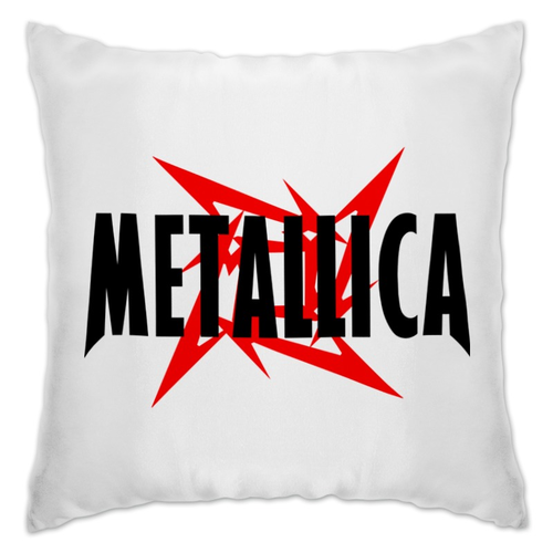 Подушка с логотипом группы «Metallica»