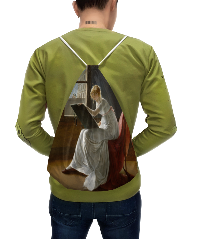 Рюкзак-мешок с полной запечаткой Printio Портрет молодой женщины (мари-дениз вильер)