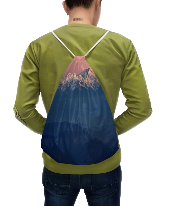 Рюкзак-мешок с полной запечаткой Printio Пейзаж горы