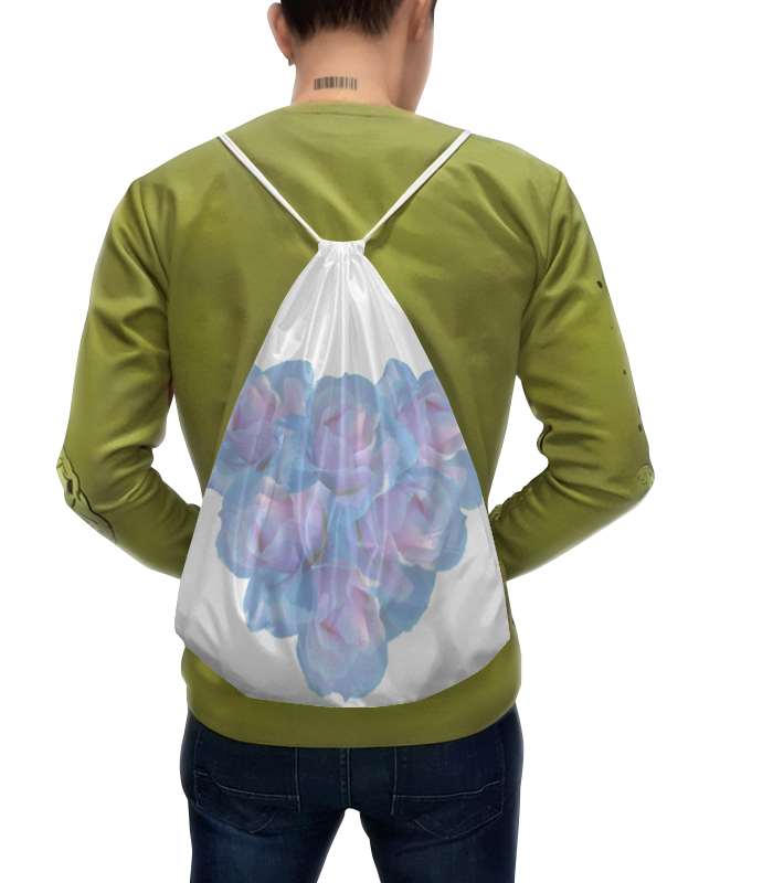 Рюкзак-мешок с полной запечаткой Printio Нежные цветы