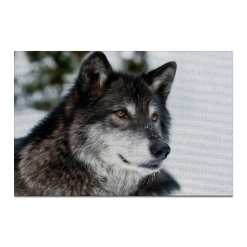 Холст 20х30 Printio Серый волк