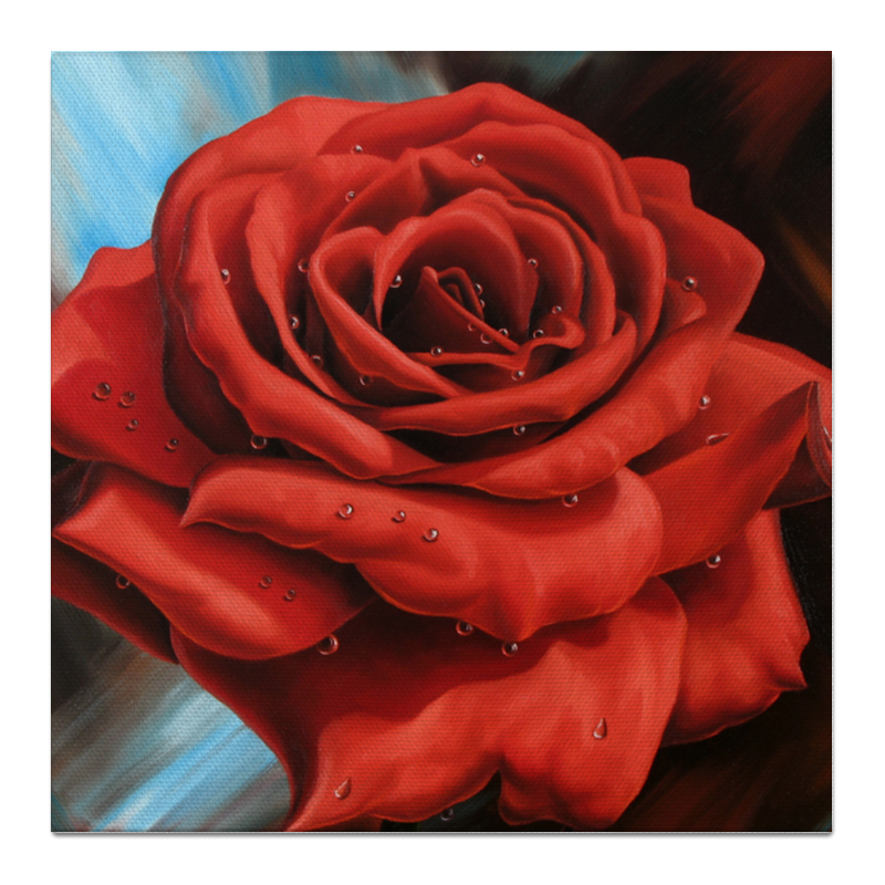 Холст 50x50 Printio Красная роза