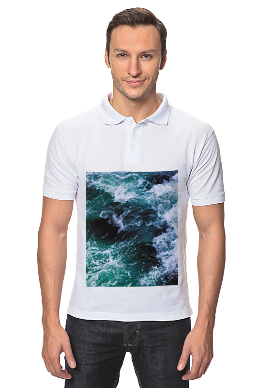 Рубашка Поло Printio Бескрайнее море