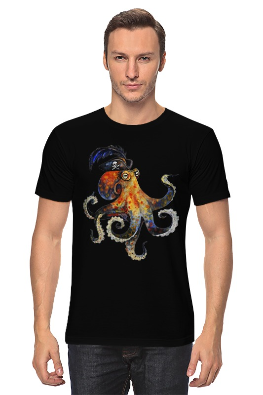 Футболка классическая Printio Пиратский осьминог