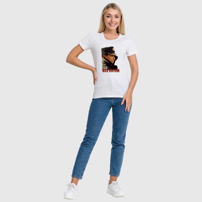 Футболка классическая Printio Женская футболка с путиным