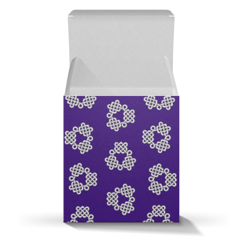 Printio Фиолетовая коробка с кельтспиннер узором