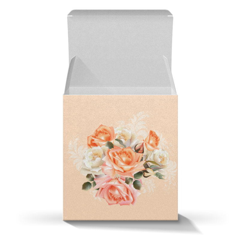 Коробка для кружек Printio Чайная роза