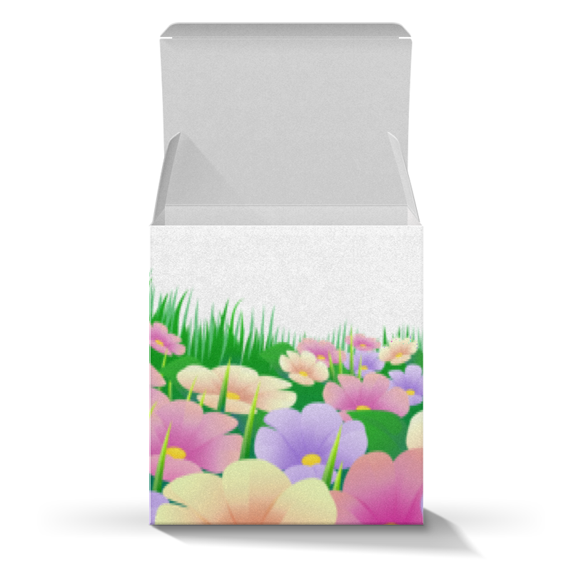 Коробка для кружек Printio Весенние цветочки