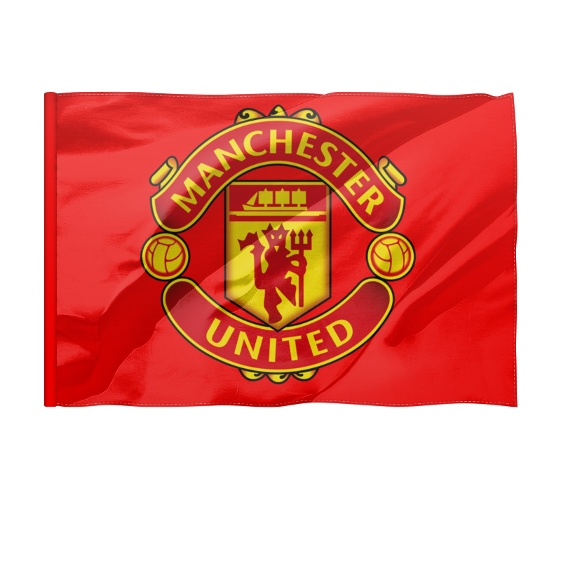 Флаг 150x100 см Printio Manchester united