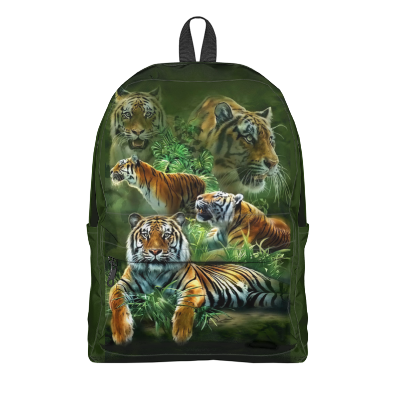 Рюкзак 3D Printio Тигры. живая природа