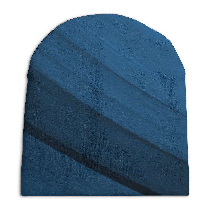 Шапка унисекс с полной запечаткой Printio Синяя абстракция