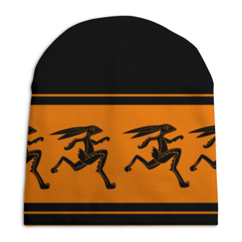 Шапка унисекс с полной запечаткой Printio Древнегреческая шапка для бега.