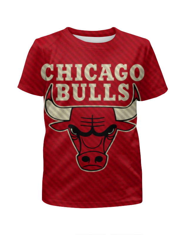 Футболка с полной запечаткой для мальчиков Printio Чикаго буллз (chicago bulls)
