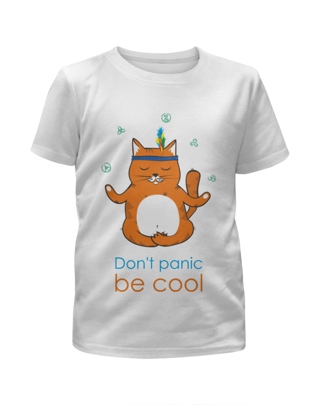 Printio Рыжий котик don't panic be cool - it's idea shop