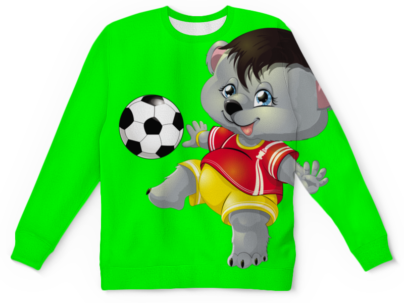 Детский свитшот унисекс Printio Да здравствует футбол.