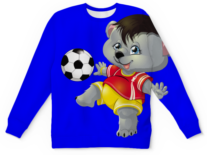 Детский свитшот унисекс Printio Да здравствует футбол. (2)