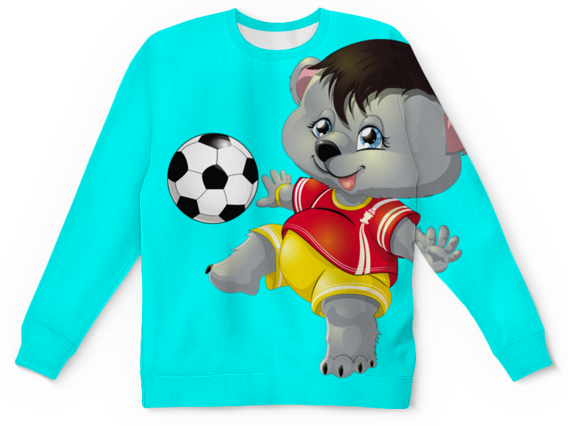 Детский свитшот унисекс Printio Да здравствует футбол. (1)