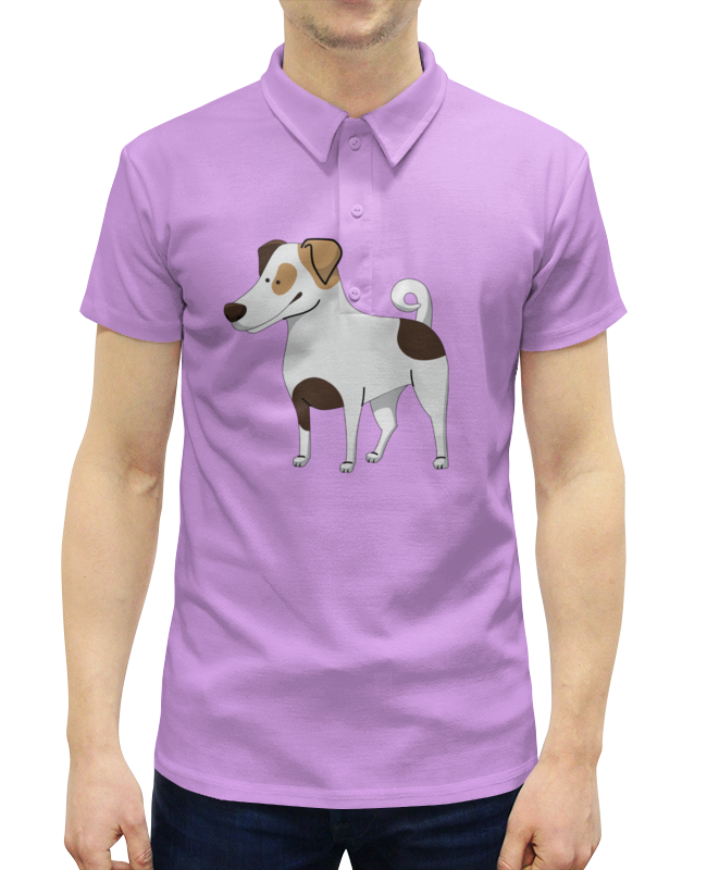 Рубашка Поло с полной запечаткой Printio Джек рассел.собака