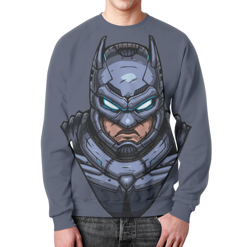 Свитшот мужской с полной запечаткой Printio Armored batman /бэтмен в броне