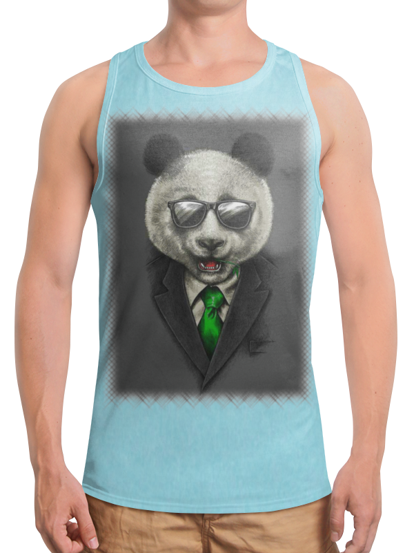 Борцовка с полной запечаткой Printio Модный панда медведь