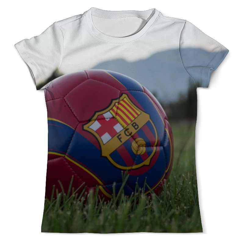 Футболка с полной запечаткой (мужская) Printio Барселона