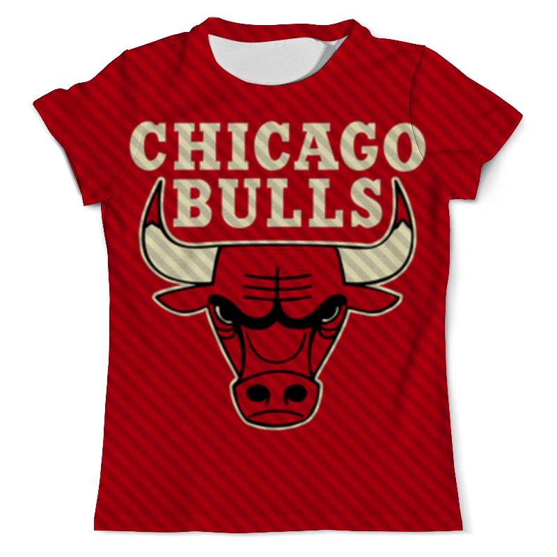 Футболка с полной запечаткой (мужская) Printio Чикаго буллз (chicago bulls)