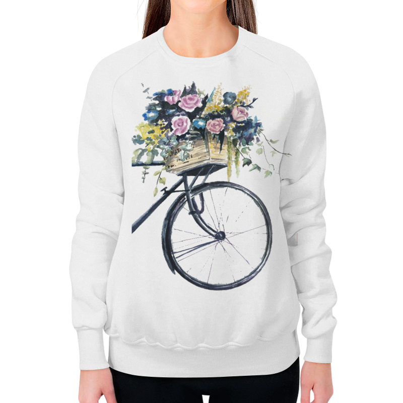 Printio Велосипед с цветами