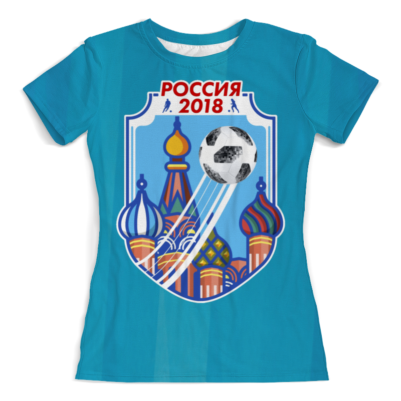 Футболка с полной запечаткой (женская) Printio Россия
