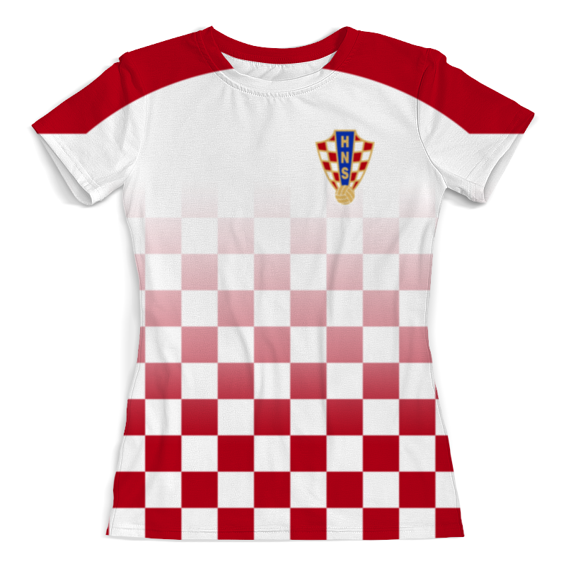 Футболка с полной запечаткой (женская) Printio Сборная хорватии