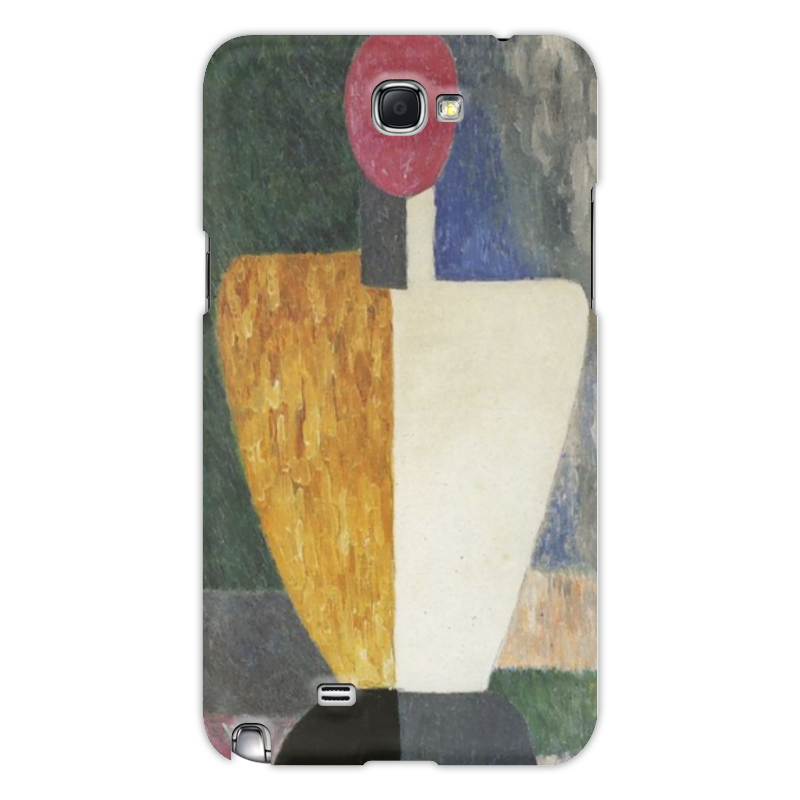 Чехол для Samsung Galaxy Note 2 Printio Торс (фигура с розовым лицом) (малевич)