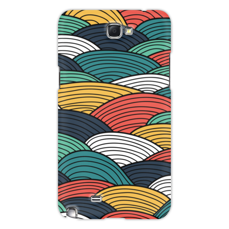 Чехол для Samsung Galaxy Note 2 Printio Цветные волны