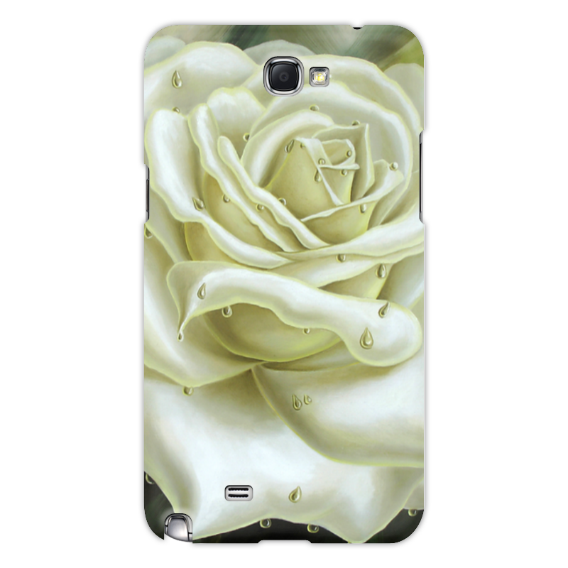 Чехол для Samsung Galaxy Note 2 Printio Белая роза