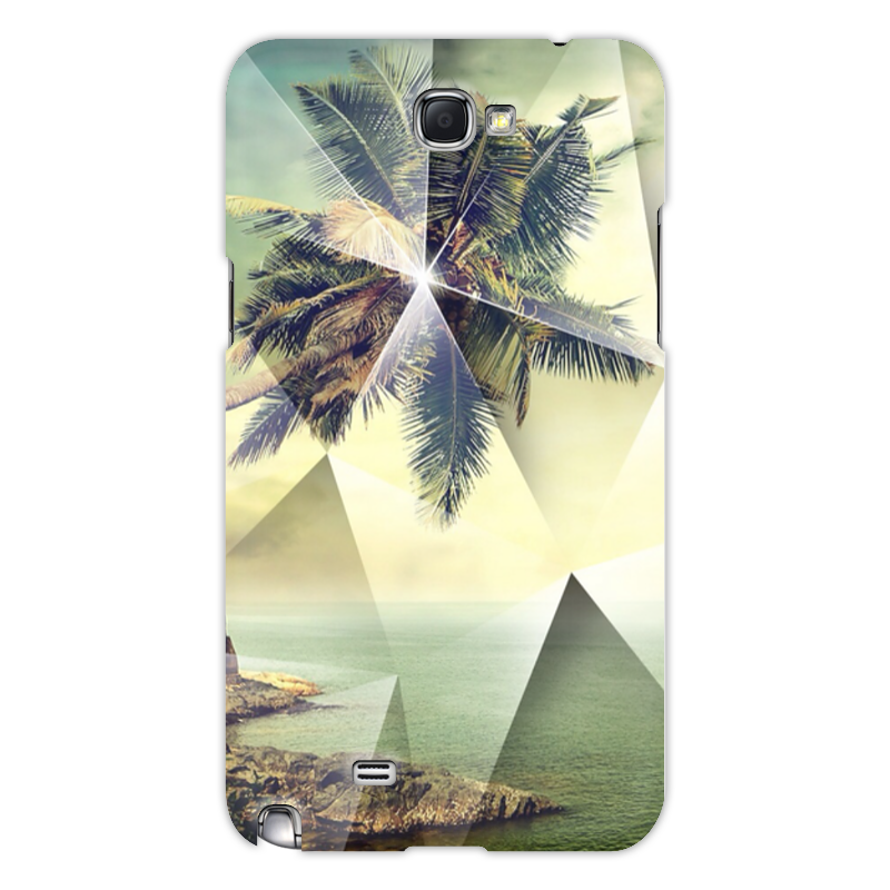 Чехол для Samsung Galaxy Note 2 Printio Лето (пальмы)