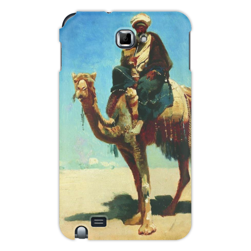 Чехол для Samsung Galaxy Note Printio Араб на верблюде (василий верещагин)