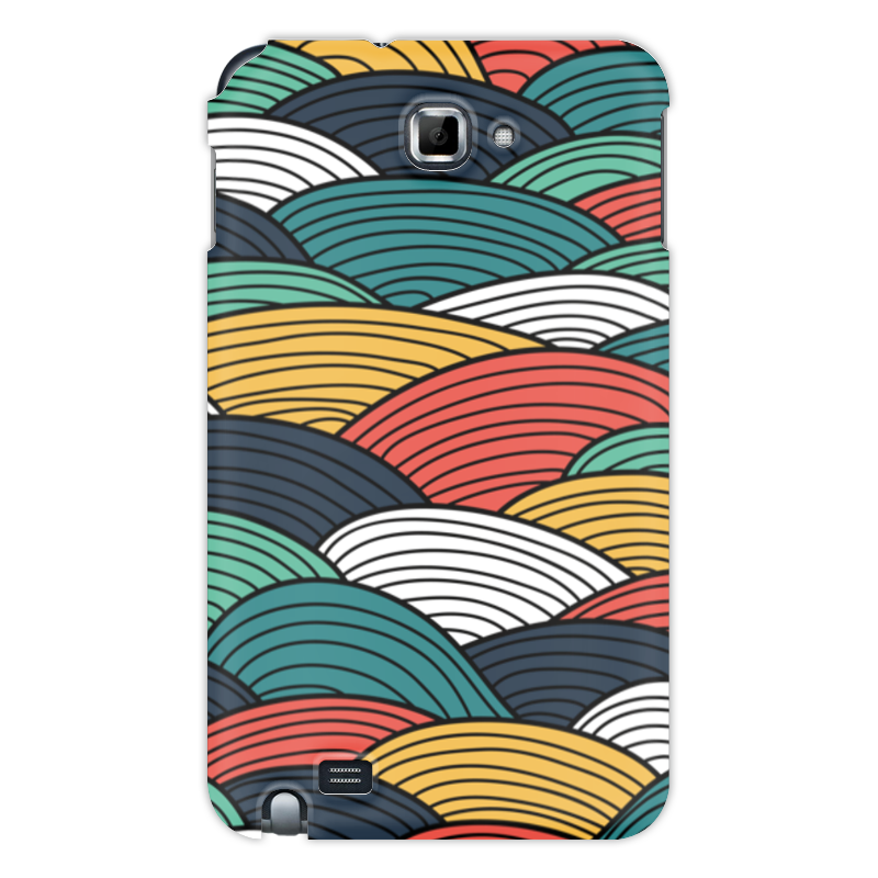 Чехол для Samsung Galaxy Note Printio Цветные волны