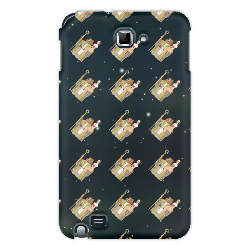 Чехол для Samsung Galaxy Note Printio Фоном медведь wap.click на троне