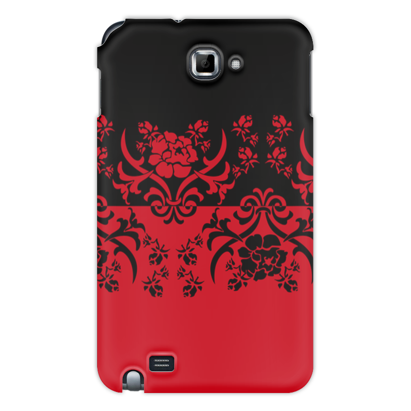 Чехол для Samsung Galaxy Note Printio Красно-черное