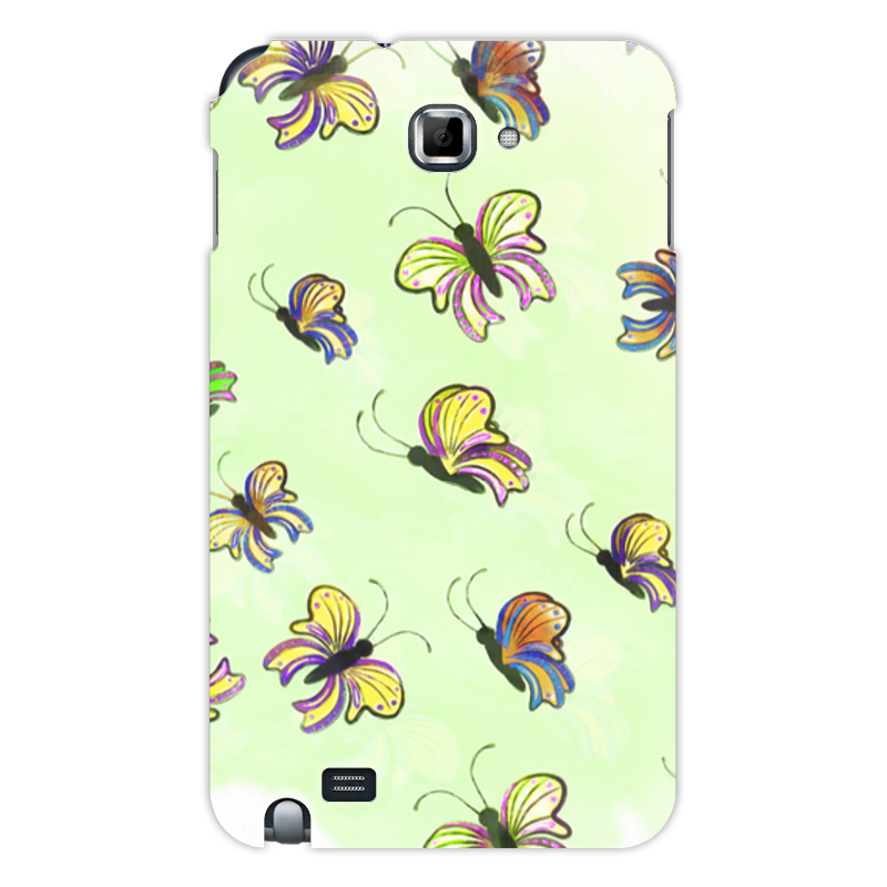 Чехол для Samsung Galaxy Note Printio Бабочки