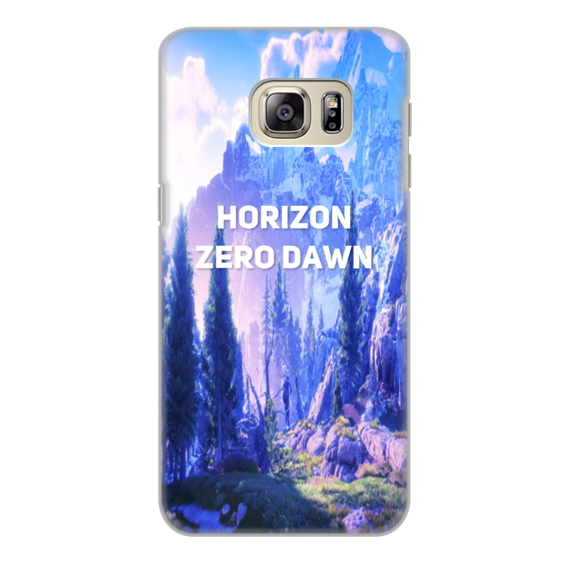 Чехол для Samsung Galaxy S6 Edge, объёмная печать Printio Horizon zero dawn