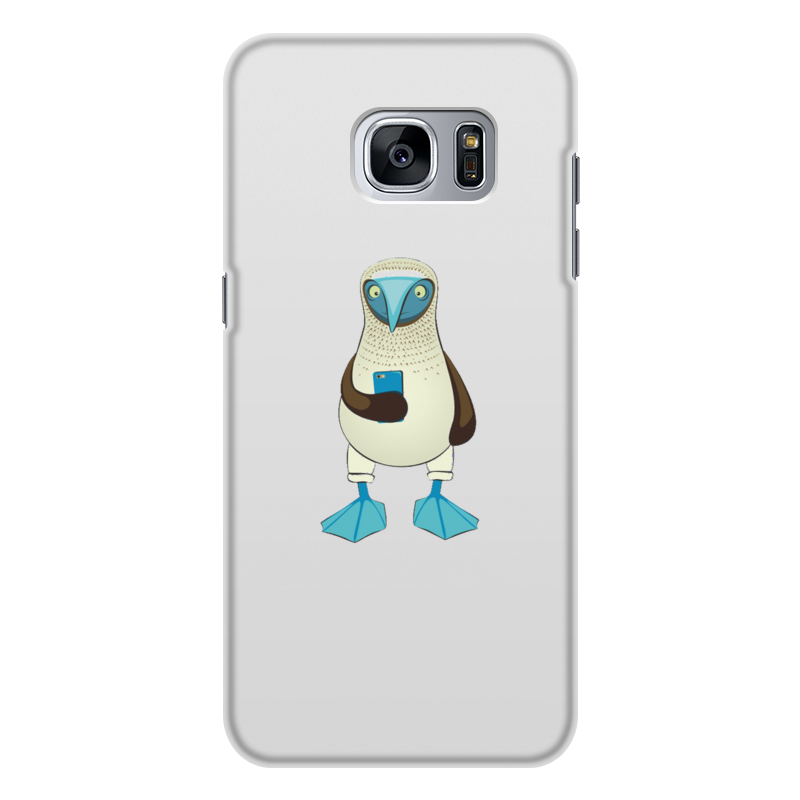 Чехол для Samsung Galaxy S7, объёмная печать Printio Blue-footed booby