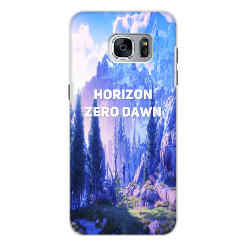 Чехол для Samsung Galaxy S7 Edge, объёмная печать Printio Horizon zero dawn