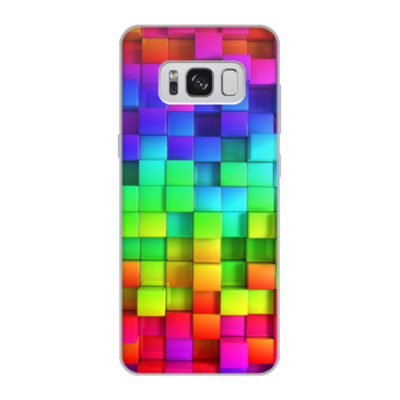 Чехол для Samsung Galaxy S8, объёмная печать Printio Яркие краски