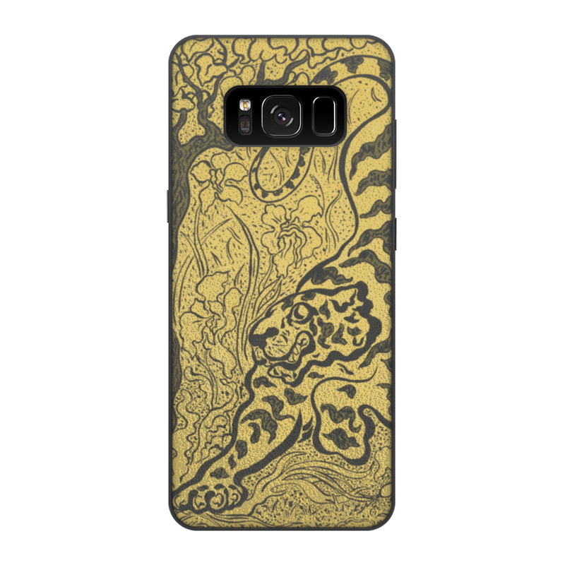 Чехол для Samsung Galaxy S8, объёмная печать Printio Тигр в джунглях (поль-элье рансон)