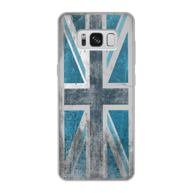 Чехол для Samsung Galaxy S8, объёмная печать Printio Синий британский флаг