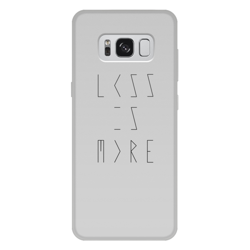 Чехол для Samsung Galaxy S8 Plus, объёмная печать Printio Less is more