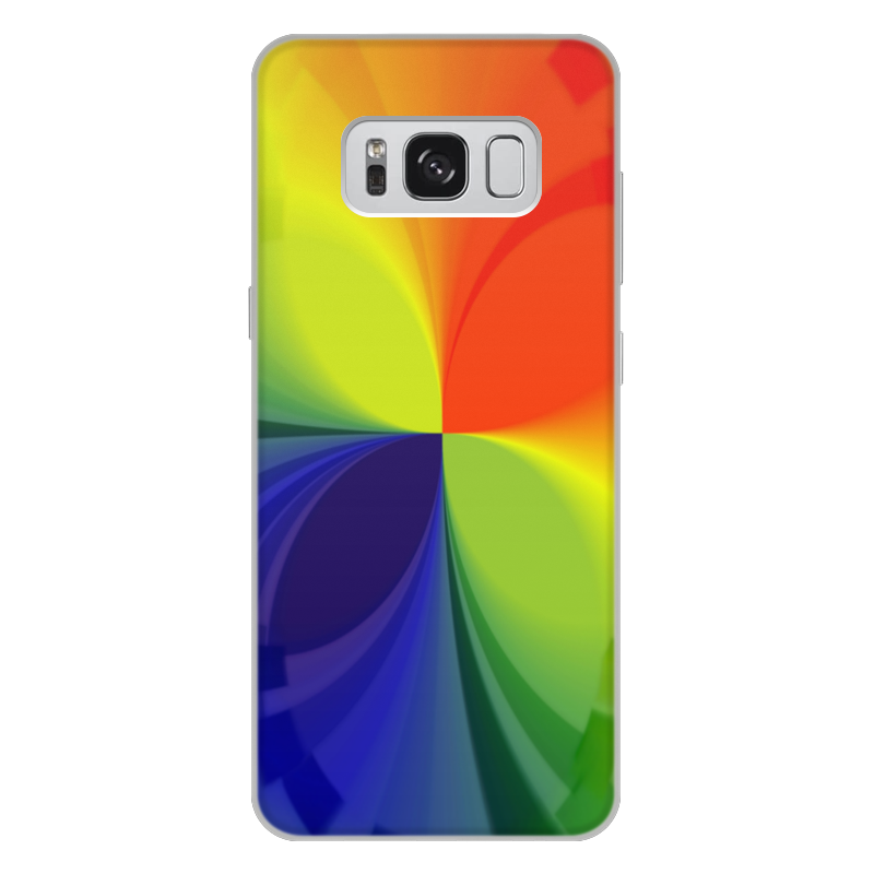 Чехол для Samsung Galaxy S8 Plus, объёмная печать Printio Цветной калейдоскоп
