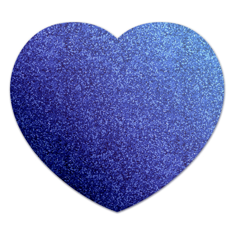 Коврик для мышки (сердце) Printio Синее сердце
