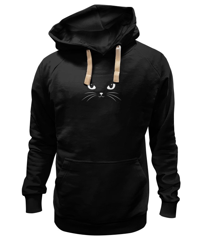 Толстовка Wearcraft Premium унисекс Printio Black cat (черная кошка)