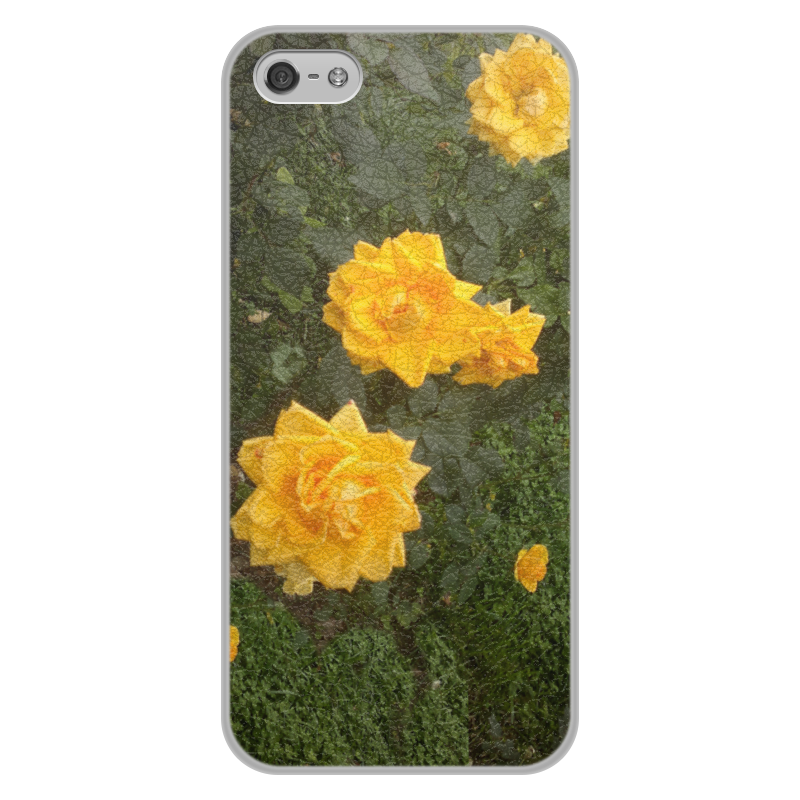 Чехол для iPhone 5/5S, объёмная печать Printio Осенние розы