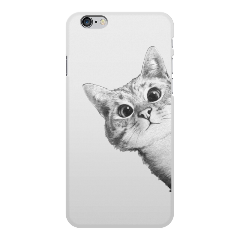 Чехол для iPhone 6 Plus, объёмная печать Printio Любопытный кот